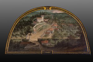 The Medici Villa del Trebbio by Giusto Utens