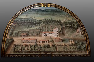 The Medici Villa of Collesalvetti by Giusto Utens