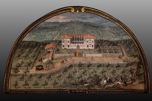 The Medici Villa of Lappeggi by Giusto Utens
