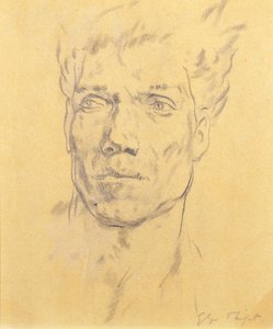 Head of a Man, c.1920 by Glyn Warren Philpot