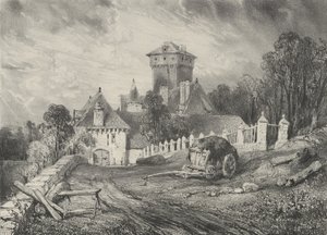 Château de Pesteil à Polminhac, 1832