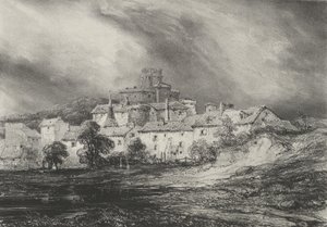 Château de Pont-Gibaud by Godefroy Engelmann