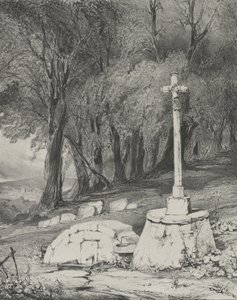 Cross on the Road from Clermont to Royal by Godefroy Engelmann