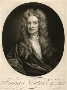 Isaacus Newton, Esq., pub. 1712 by Godfrey (after) Kneller