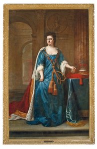Portrait of Queen Anne (1665-1714) by Godfrey (studio of) Kneller
