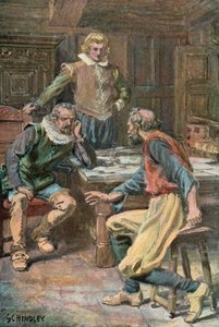 Illustration for Westward Ho! By Charles Kingsley