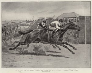 The Finish for the Derby Stakes at Epsom, Mr W C Whitney