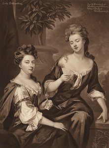 Sarah Duchess of Marlborough and Lady Fitzharding by Godfrey Kneller