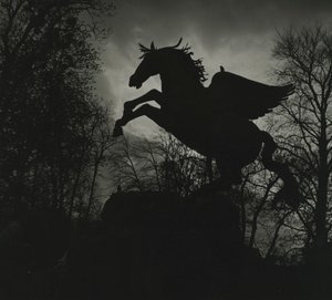 Pegasus statue in the Mirabell Gardens by Godfrey Macdominic
