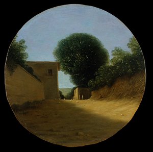 Country Road by a House by Goffredo Wals