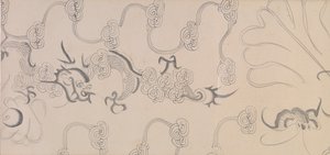 Detail of Five Tribute Horses by Gonglin Li
