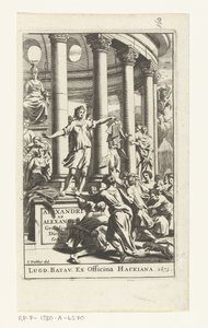 Title Page for Alexander ab Alexandro, Genialium Dierum, Part 2, 1673 by Gonsales Appelmans (attributed to)