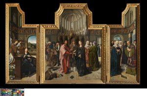 The Colibrant Triptych, c.1517 by Goossen van der (1465 c.1538) Weyden