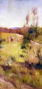 Gum Trees and Cattle by Gordon Coutts
