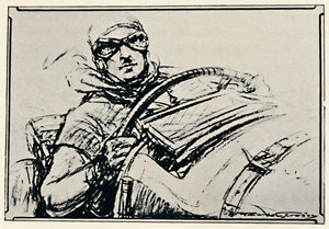 The Memorial Panel to Sir Henry Birkin at Brooklands, 1937 by Gordon Crosby