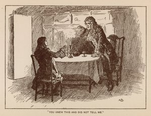 Illustration for The History of Henry Esmond by Thackeray by Gordon Frederick (after) Browne