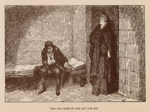 Illustration for The History of Henry Esmond by Thackeray by Gordon Frederick (after) Browne