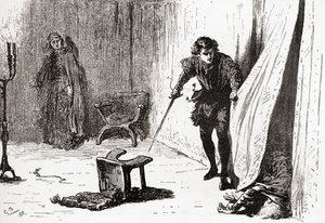 A scene from William Shakespeare