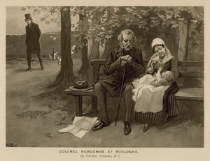 Illustration for The Newcomes by Thackeray