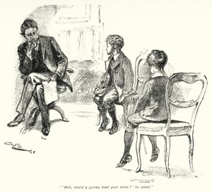 Illustration for The Story of the Treasure Seekers by E Nesbit