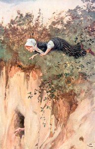 Margaret... Gliding her Body Forward like a Snake by Gordon Frederick Browne