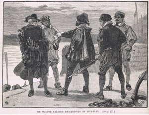 Sir Walter Raleigh Re-arrested by Stukeley 1618 by Gordon Frederick Browne