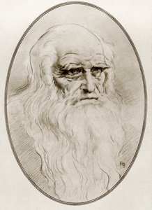 Leonardo di ser Piero da Vinci, from Living Biographies of Great Painters