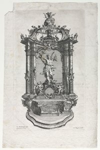 Model for Altar for Woodcarvers by Gottfried Bernhard Götz
