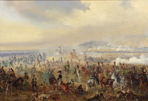 The Battle of Leipzig in October 1813