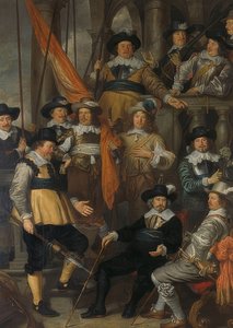 The Company of Captain Albert Bas and Lieutenant Lucas Conijn. 1645 by Govaert Flinck