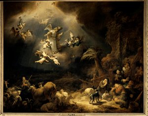 The announcement to the shepherds