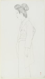 Drawing of a Standing Woman