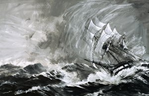 Clipper captains spared no one to make it to Australia before the gold ran out. by Graham Coton