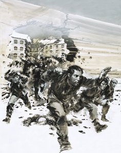 POWs Escaping Amiens Jail by Graham Coton