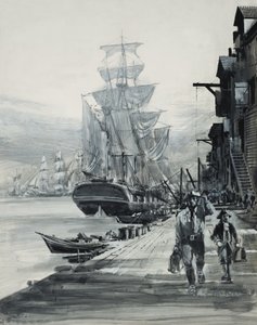 Port Scene by Graham Coton