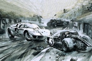 The Le Mans race in 1967
