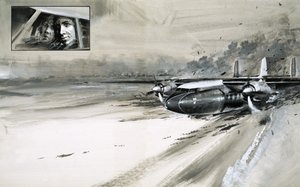 The crash of a BEA Elizabethan at Munich Airport by Graham Coton