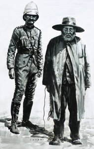The Victor of the Battle of Spion Kop, Lord Roberts, and the Boer General, Cronja by Graham Coton
