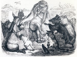 Animals sick of plague - Fables by La Fontaine