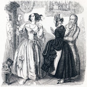 The Young Widow - Fables by La Fontaine by Grandville