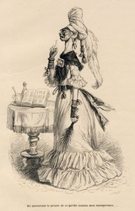 Upon Seeing the Proof of What She Called My Intemperance by Grandville