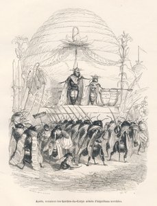 The Queen Bee and Her Army. Illustrated Vignettes by JJ Granville. Engraving Signed Andrew, Best and Leloir in the Section Entitled 