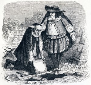 The Stingy Who Has Lost His Treasure - Fables by La Fontaine by Grandville