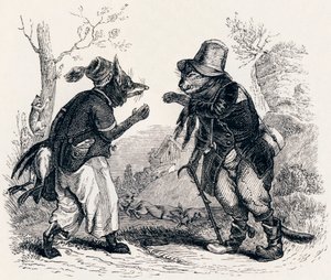 The cat and the fox - Fables by La Fontaine