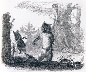 The cat and the rat - Fables by La Fontaine