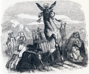 The Donkey Carrying Relics (L
