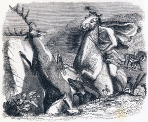 The horse wanted to avenge the deer - Fables by La Fontaine