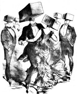 Unsigned Illustration for the Musical Score of a Work by Emile Fischer Entitled 