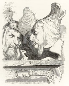 Gulliver Is Inspected by Residents of Brobdingnag, from Gulliver