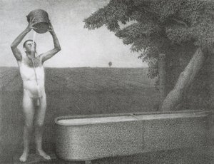 Sultry Night, 1939 by Grant Wood